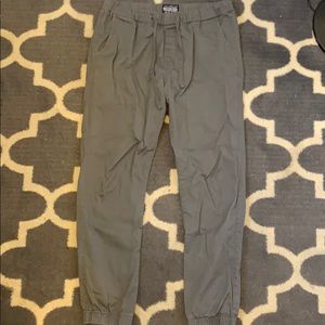 Men’s Matchstick Joggers - Grey, L